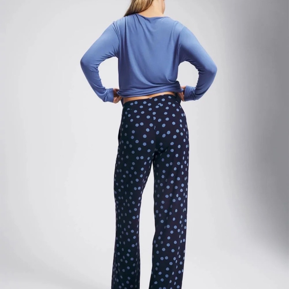 NWT Soma Blue Polka Dot Pajama Set - XS